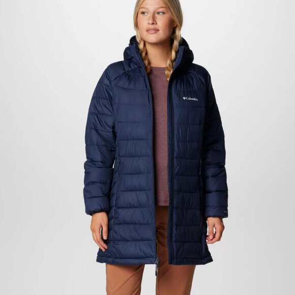 NWT Columbia Powder Lite Mis Jacket 2X 18 20 Blue - Picture 1 of 3
